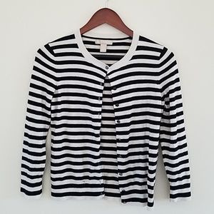 Banana Republic striped cardigan, S